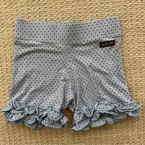 Matilda Jane Platinum Luna Ruffle Shorties Shorts size 8